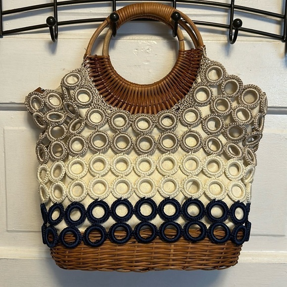 Handbags - I.N.C. International Concepts Crochet Multi Circles Crossbody